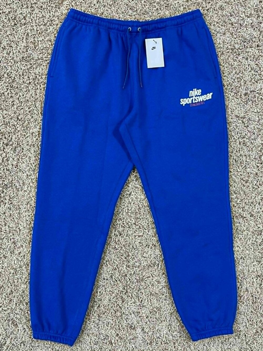 Nike Club Men’s Fleece Joggers Pants Blue HJ2185-480, Size Large (New)